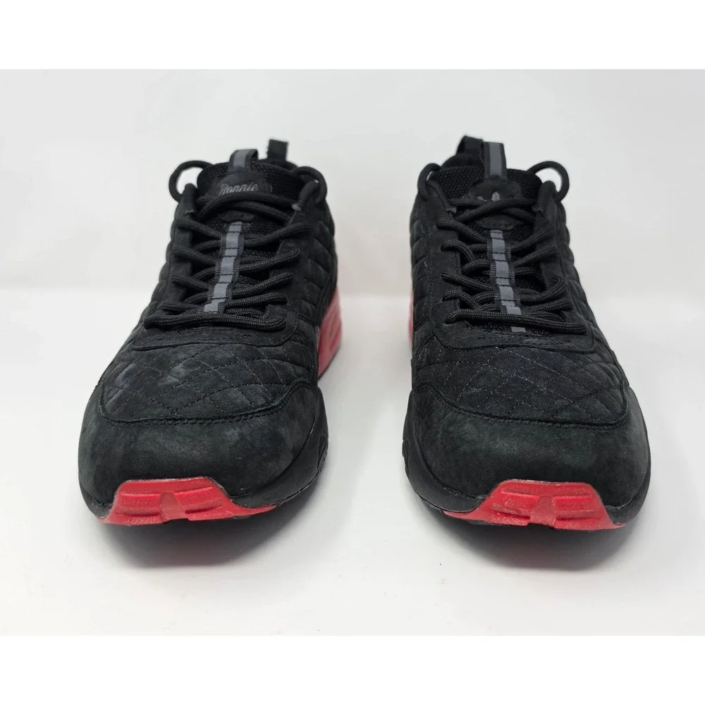 Puma R698 Nubuck x Highsnobiety x Ronnie Fieg Black/Red Shoes 360323 01 Men's 11